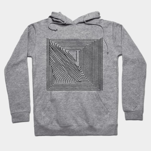 Not Perfect Visuals | Minimalist | NOptical Illusion | Triangle somewhere 1 Hoodie by Jumitu-Art